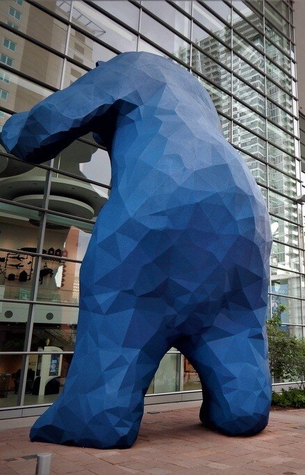The Big Blue Bear Will Lead You To The Summit